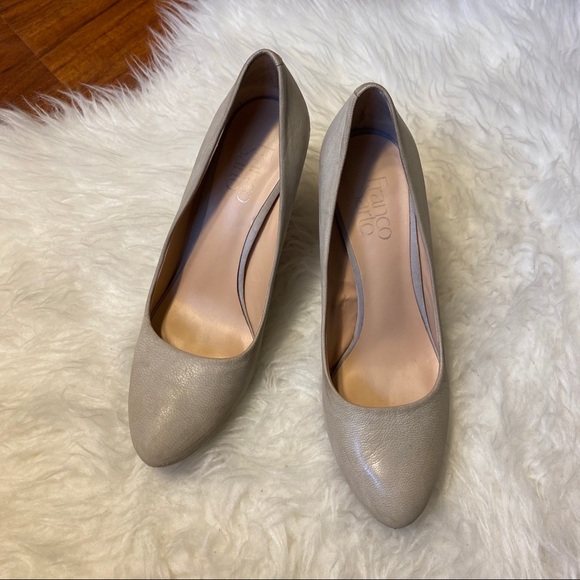 Franco Sarto Suede Cork Wedge - Picture 4 of 7